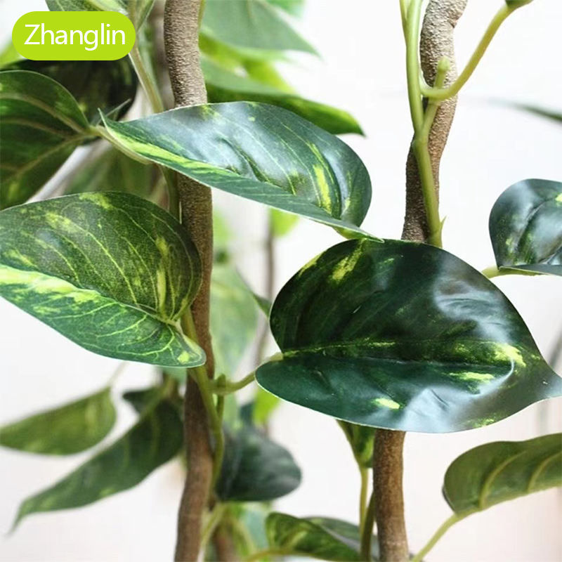 人工植物のつる、緑の葉、枯れ葉のつる、壁掛け装飾つる、家の室 - Monstera Adansonii のレビューと価格
