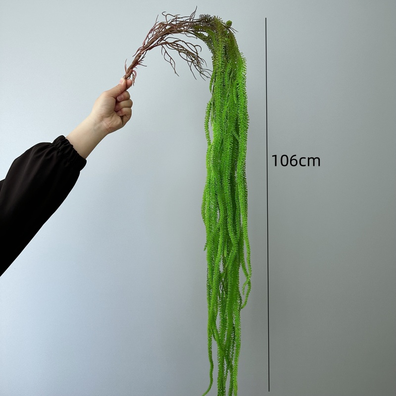 人工ヤナギのひげ多用途 41.73 インチ人工吊り下げ植物  - Monstera Adansonii のレビューと価格
