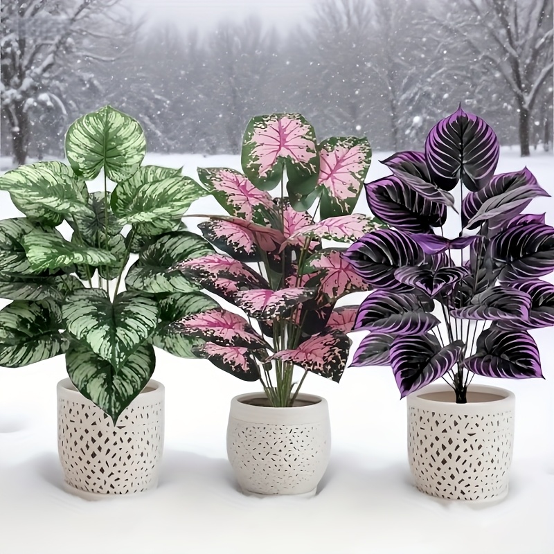 3 個 60 センチメートル大型人工緑の植物セット庭の装飾  - Monstera Adansonii のレビューと価格