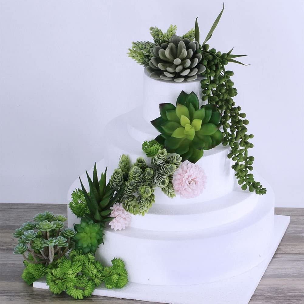 人工多肉植物、混合偽多肉植物、DIY壁用の鉢植え、家の装飾、 - Echeveria Succulent のレビューと価格