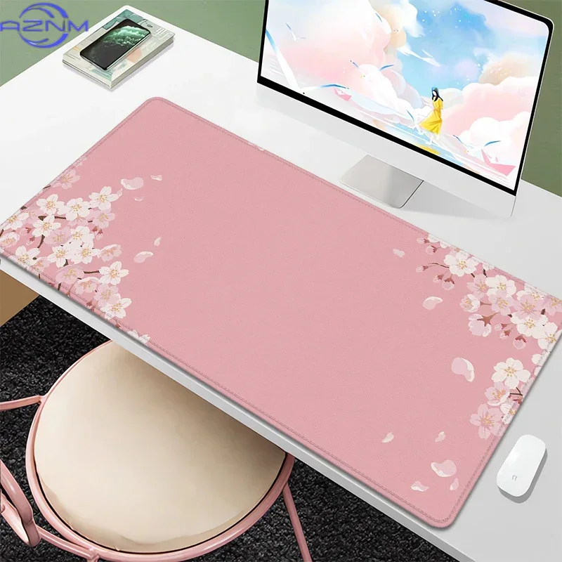 パープルブロッサムデスクマット かわいいパステルパープル ラ - Tradescantia Purple のレビューと価格