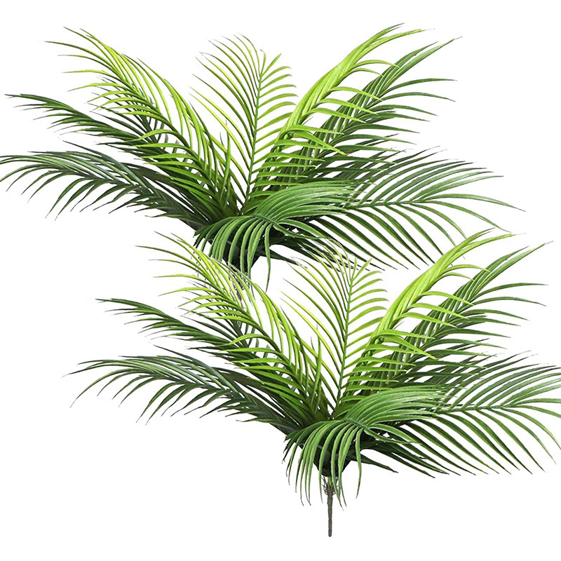 20.47インチ 9葉 人工熱帯植物 フェイクヤシの植物の枝 - Monstera Adansonii のレビューと価格