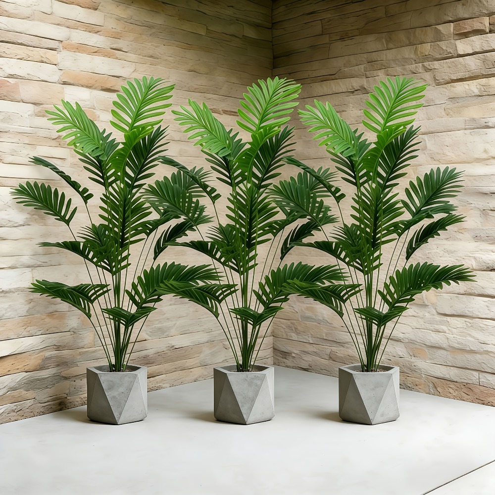 1PC 65-128CM 大型人工ヤシの木 トロピカルグリー - Monstera Adansonii のレビューと価格