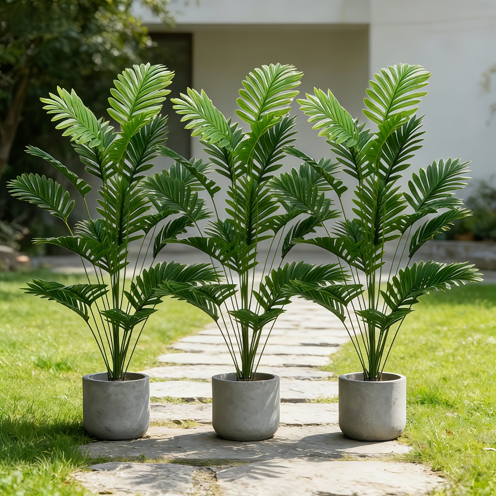 1PC 65-128CM 大型人工ヤシの木 トロピカルグリー - Monstera Adansonii のレビューと価格