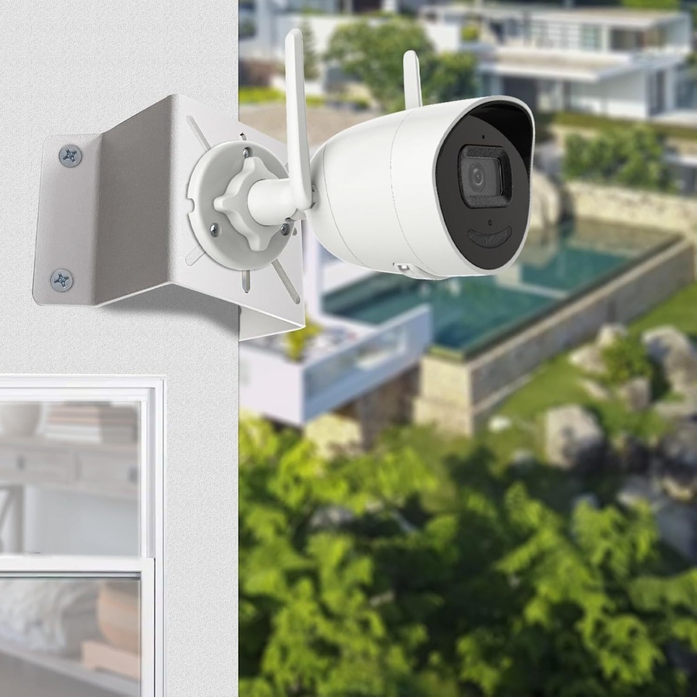 金属製屋外壁掛けブラケット、壁掛け式ホワイトカメラサポート、 - Eufy Camera S340 のレビューと価格
